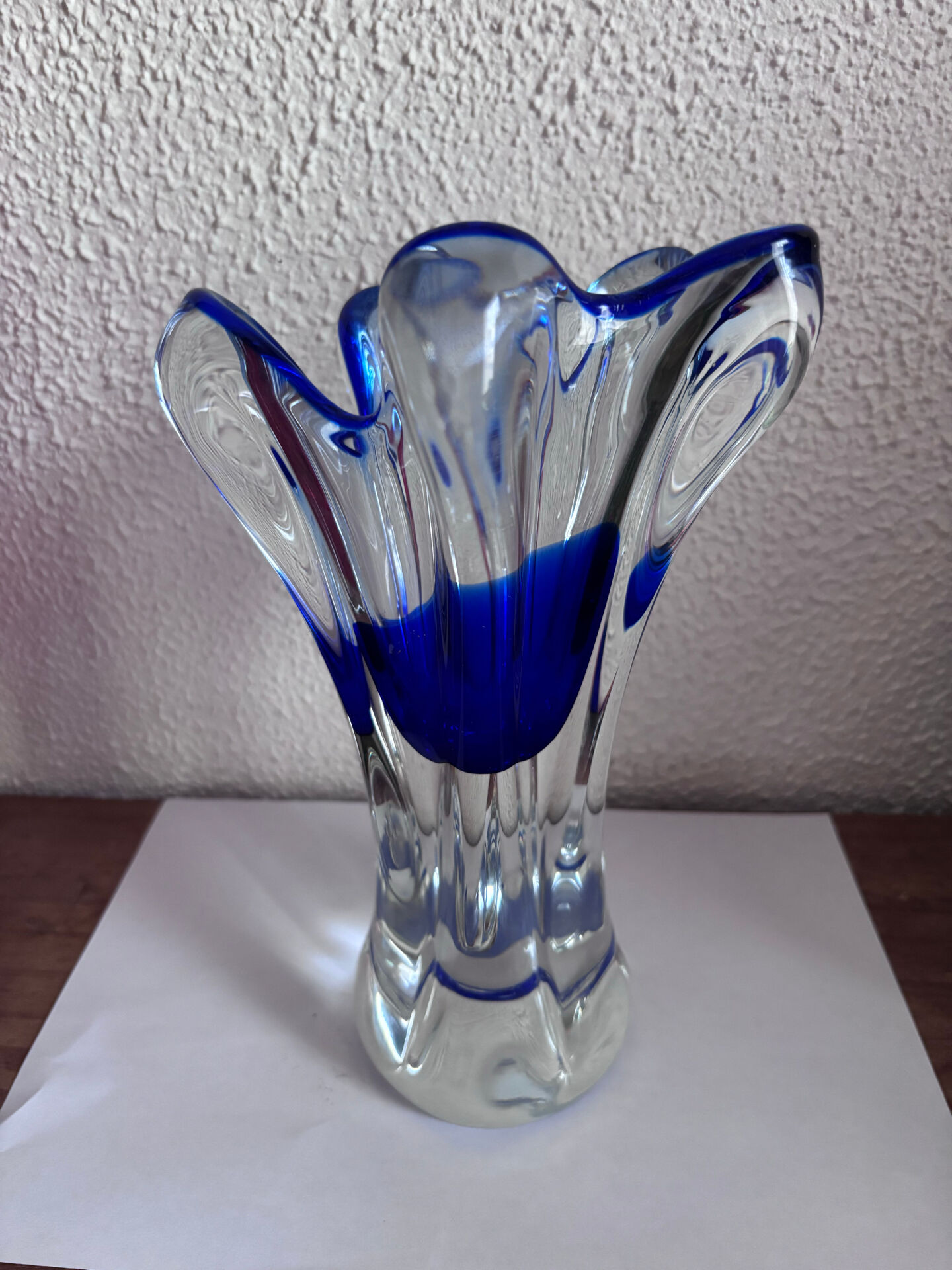 Vase cristal murano