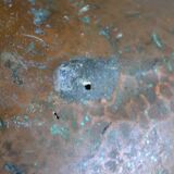 old large red copper cocklemar