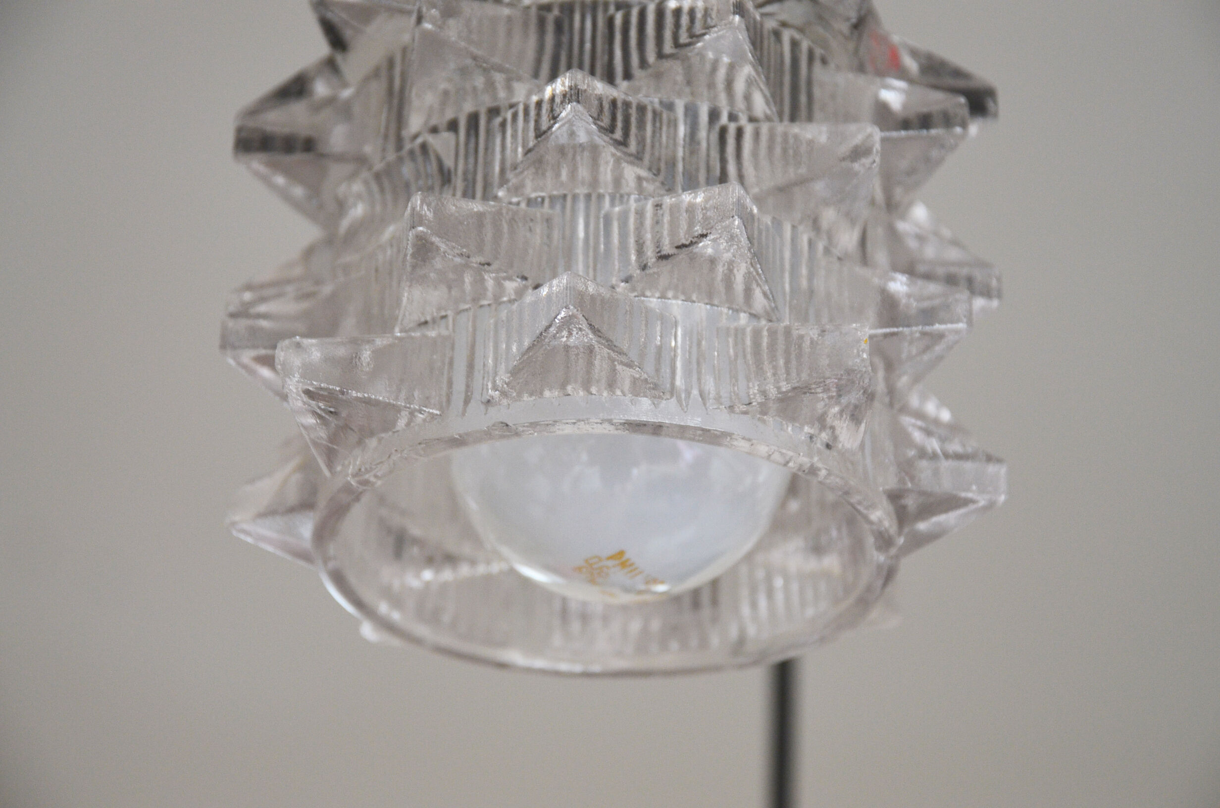 Suspension cascade Raak Amsterdam glass metal years 70