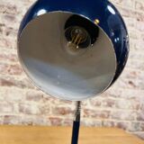 Dark blue vintage desk lamp