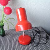 Vintage red office Veneta lamp