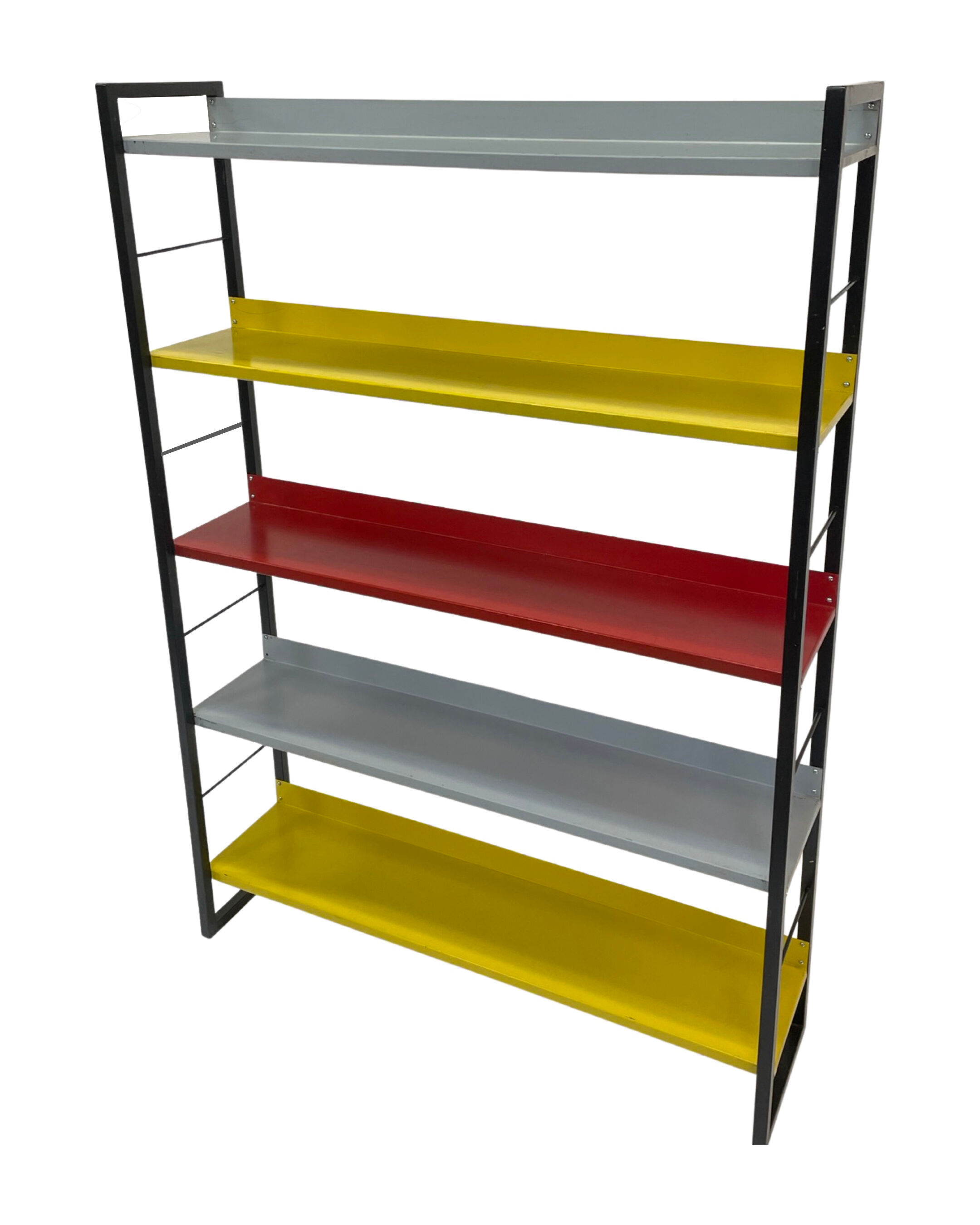 Tomado shelving unit in metal and several colours - 1960s dutch design