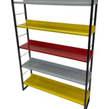Tomado shelving unit in metal and several colours - 1960s dutch design