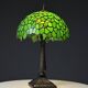 Tiffany style table lamp green