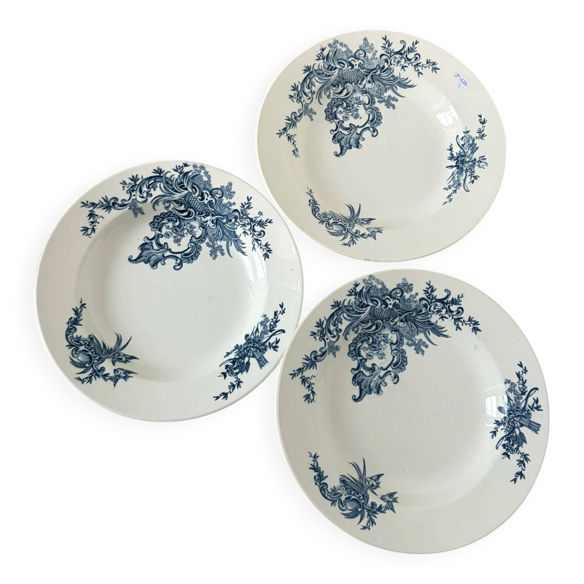 3 vintage deep plates from BFK model Regent 220522