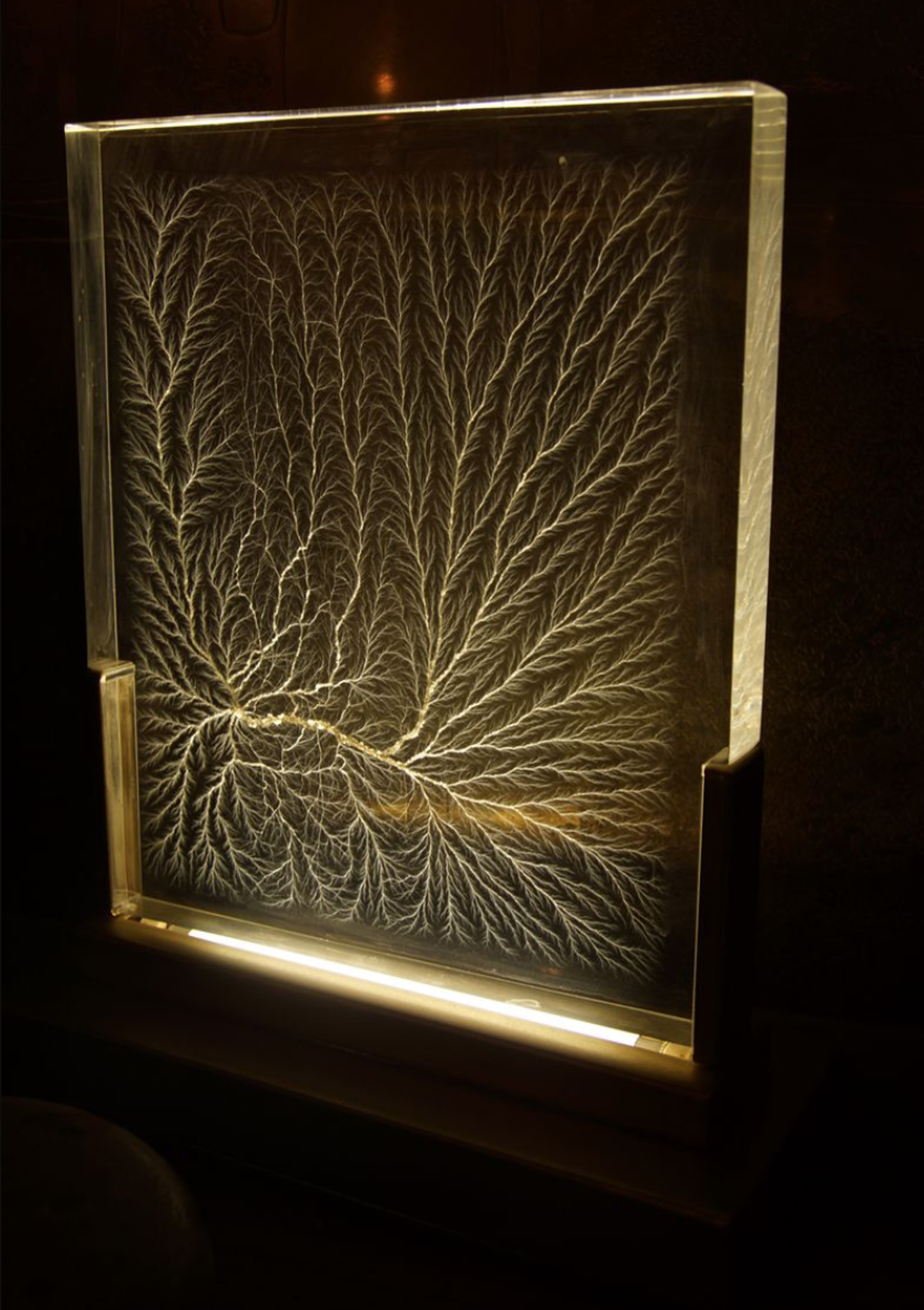 Lampe de bureau doré de Maison Jansen 1970