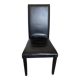 4 leather chairs by Cinna