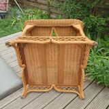 Rattan coffee table 1980