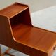 Pair of bedside tables by Nordiska Kompaniet in teak, 1952, by David Rosén.