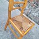 suite de 4 chaises paillées, meubles sièges design