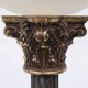 Greek revival bronze floor lamp, 1980s, italy