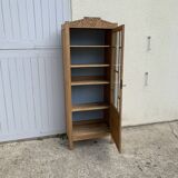 Art deco glass-glazed parisian wardrobe