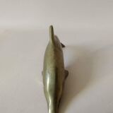 Patinated brass dolphin
