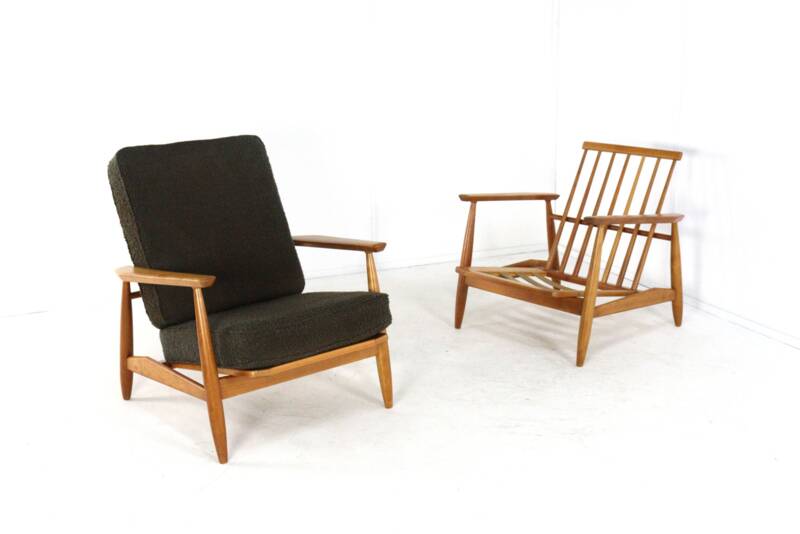 Fauteuil scandinave style Dux « Vejvad » | design vintage