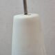 Handmade white opaline suspension