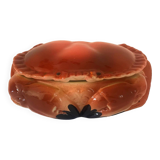 Vintage Caugant crab earthenware terrine