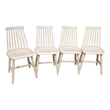 Set of 4 scandinavian style chairs