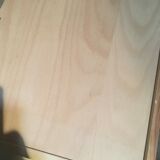 White patinated pine seed bowl