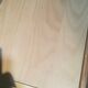 White patinated pine grain cabinet