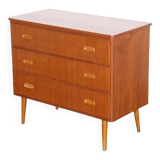 Vintage Scandinavian teak chest of drawers 1960