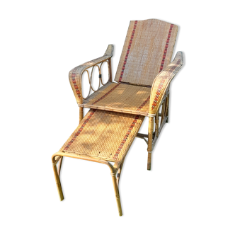 Rattan armchair