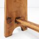 Mid-Century Rustic Wooden Bench, France, 1900s