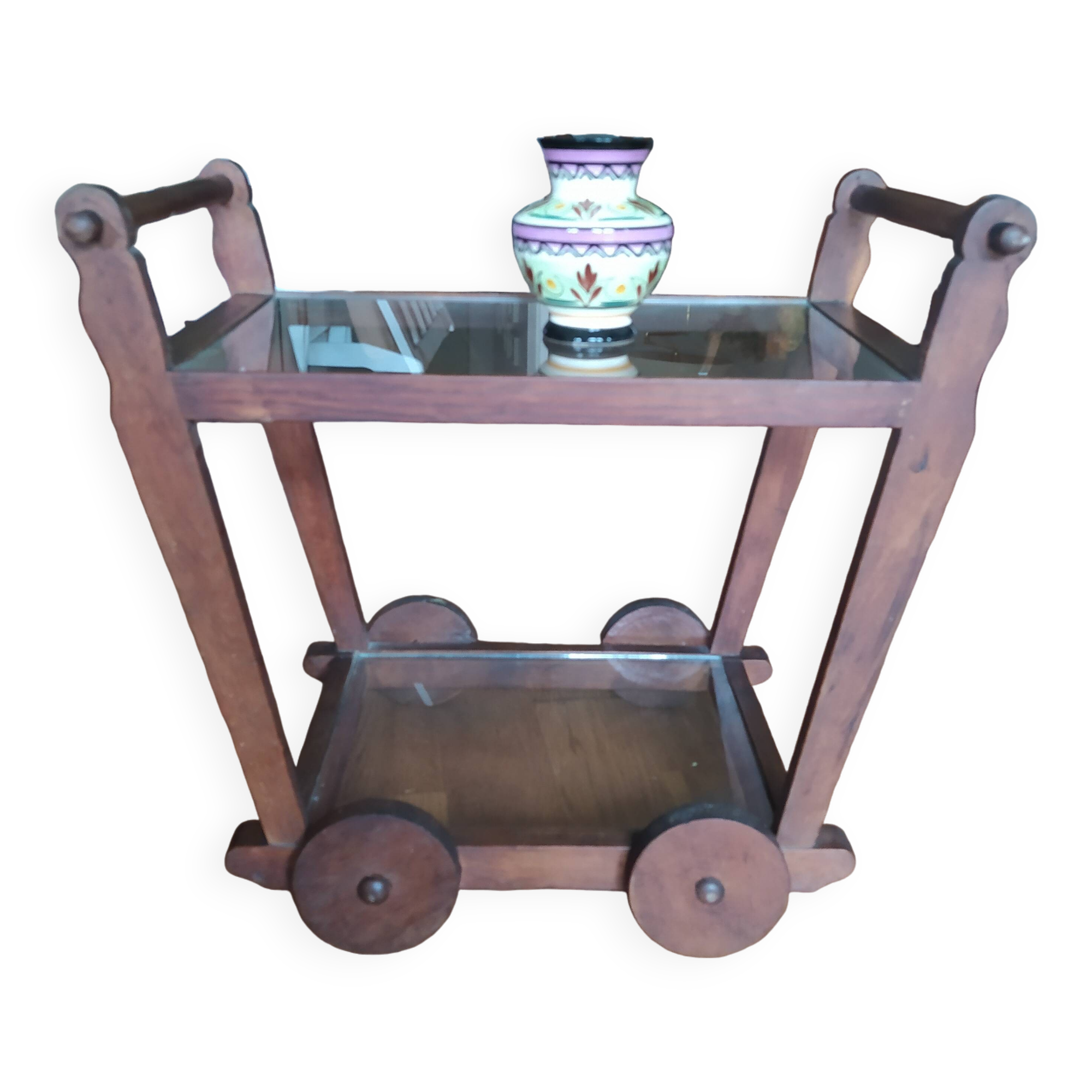 Modernist tea trolley from the 1930s Netherlands