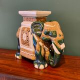 Vintage elephant plant holder