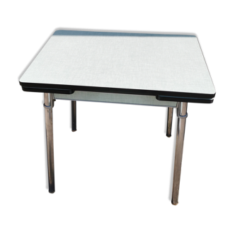 Table and stool chest formica