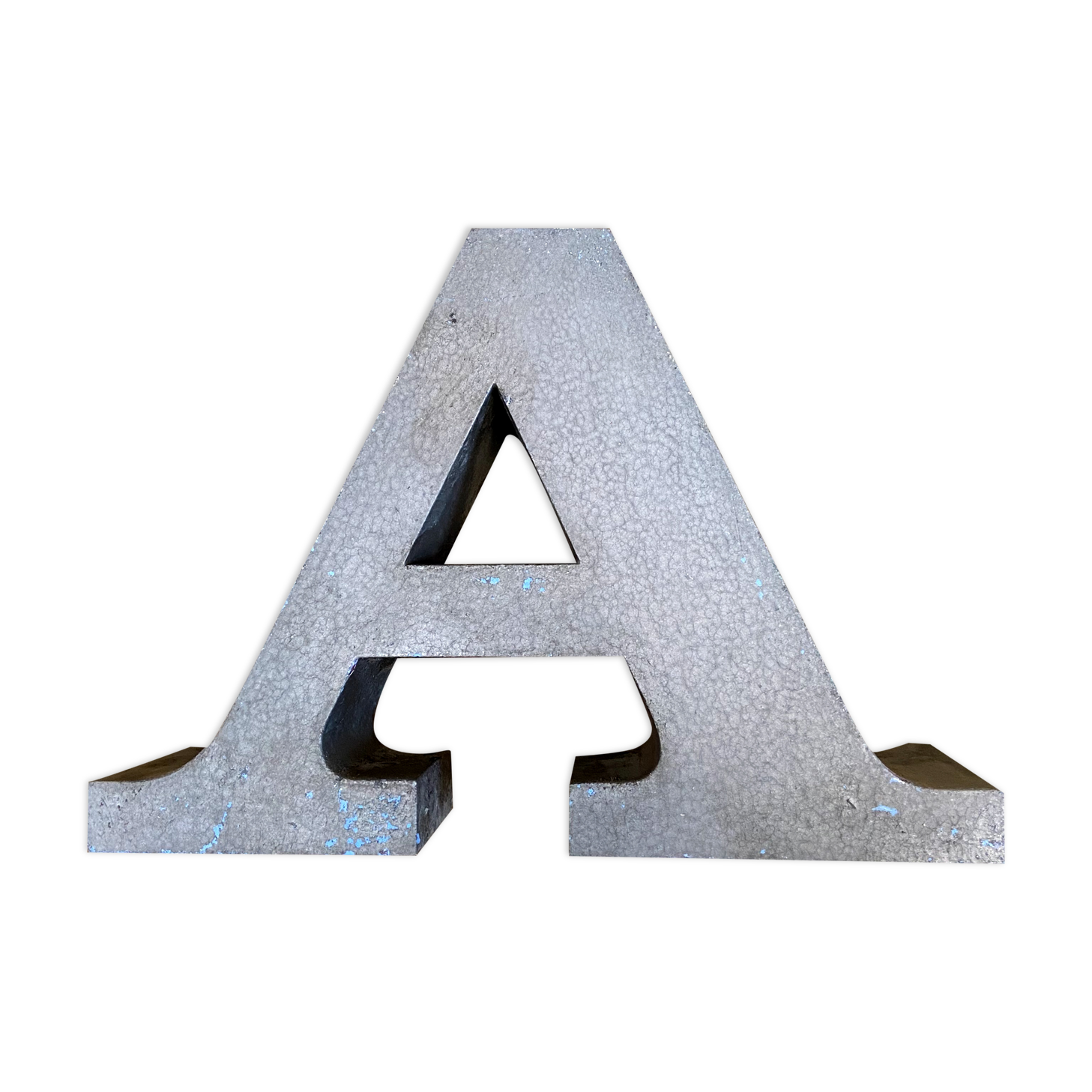 Metal letter A