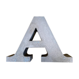 Metal letter A