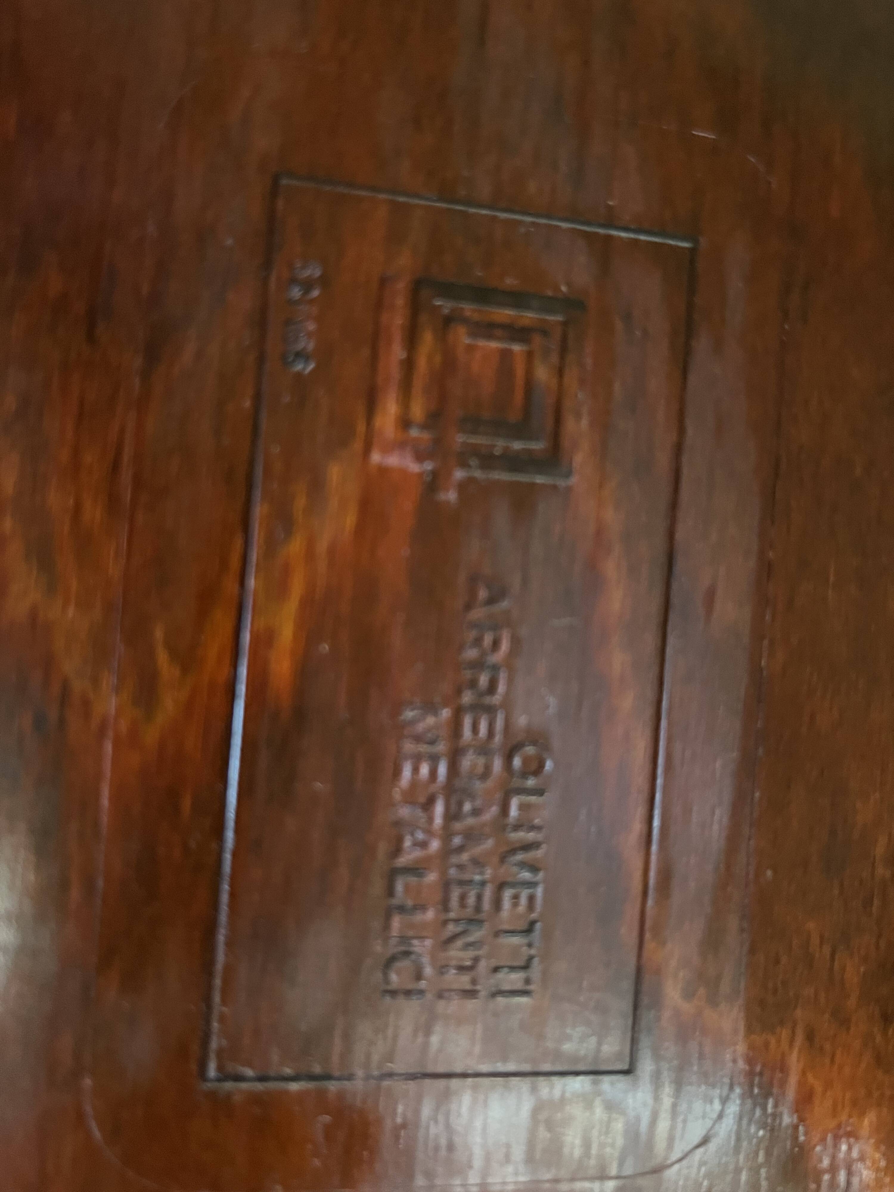 olivetti desk table design 60s