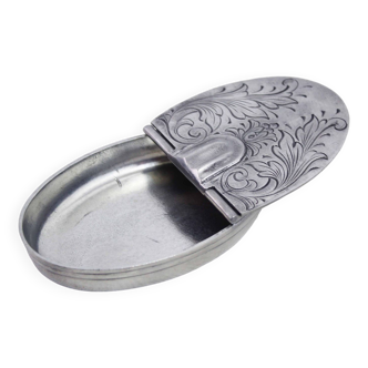 Art Nouveau pewter ashtray, Italy