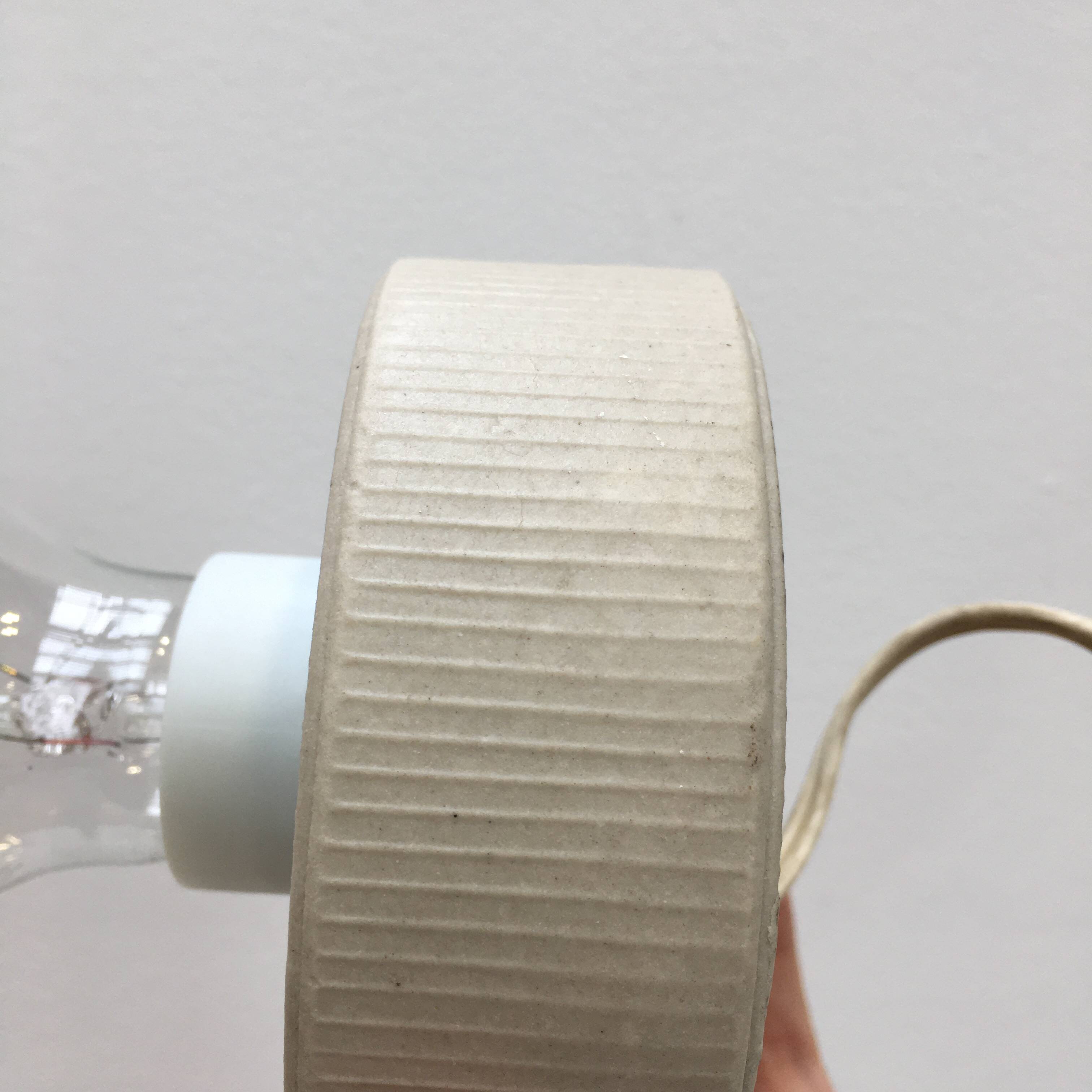 Bauhaus style wall lamp with opaline globe