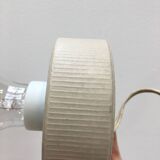 Bauhaus style wall lamp with opaline globe