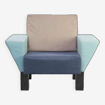 80s Ettore Sottsass ‘westside’ lounge chair for Knoll