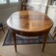 Waxed cherry wood dining table