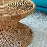 Rattan coffee table