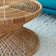 Rattan coffee table