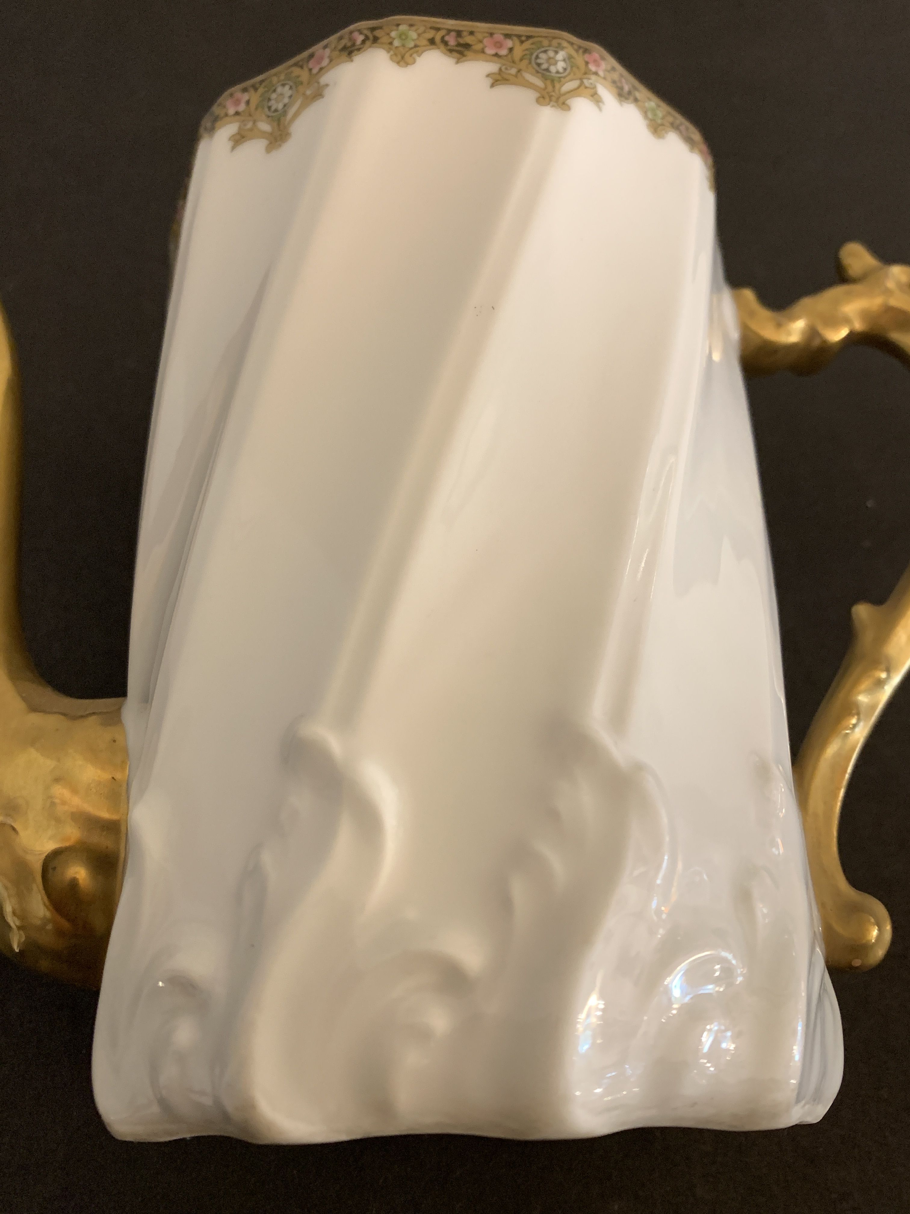 Limoges porcelain coffee service - Chabrol and Poirier - Bac and Périgault - Early twentieth century