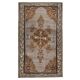 Vintage Turkish Oushak Handmade Wool Cotton Brown Area Rug 193x330