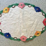 Vintage oval placemat 35x49