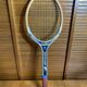 Vintage dunlop saphir wooden tennis racket + sports cover #e2