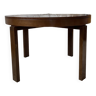 Table ronde scandinave extensible en orme