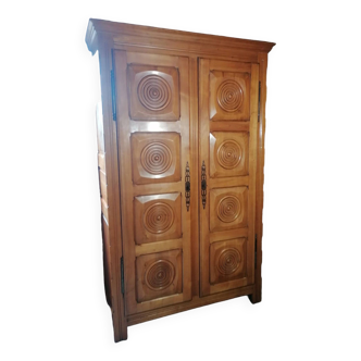 Solid wood cabinet maker's cabinet