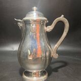 Silver metal teapot