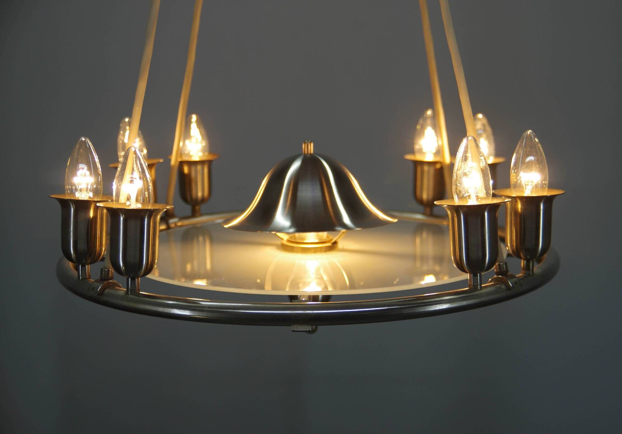 Art Deco Chandelier by Franta Anýž for IAS, Czechoslovakia, 1930s