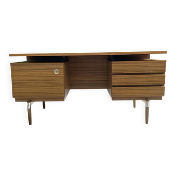 Bureau de direction vintage à double face, années 60
