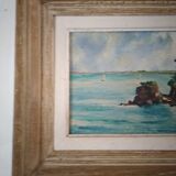 Tableau peinture marine G.Barbey