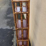 Rattan shelf from the 1960s-1970s.